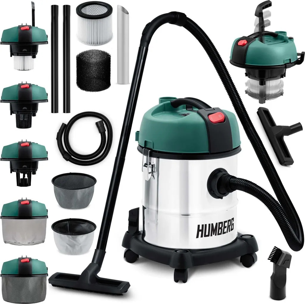 Aspirateur industriel à sec HM-400 20L 1200W pour ateliers et chantiers