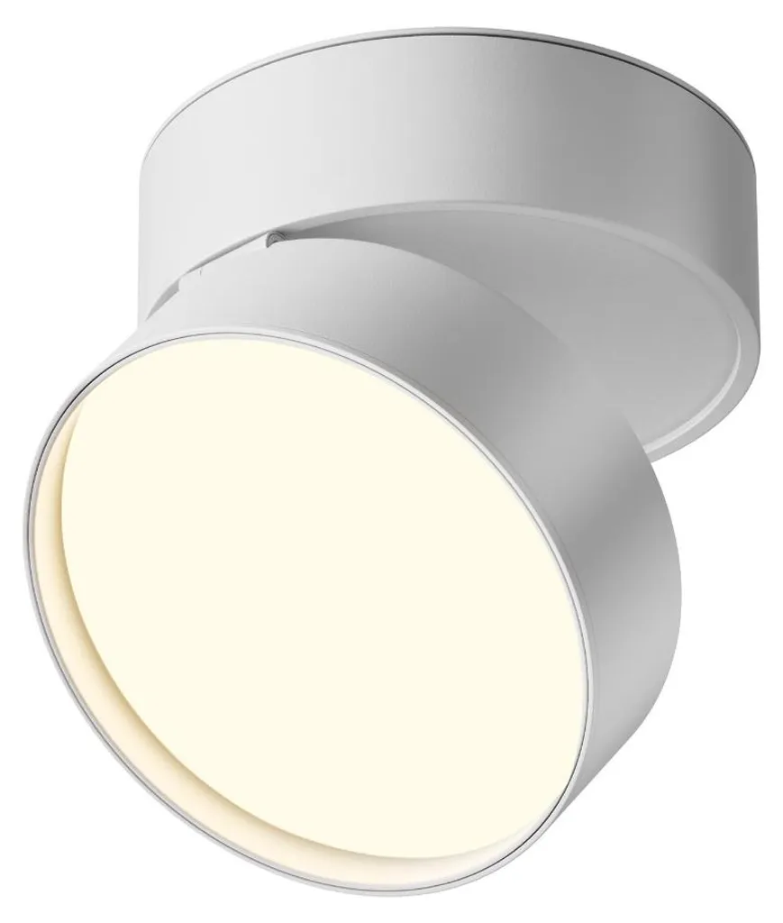 Plafonnier MAYTONI Onda 18W C024CL-18W3K-W-1 Blanc Chaud 3000K