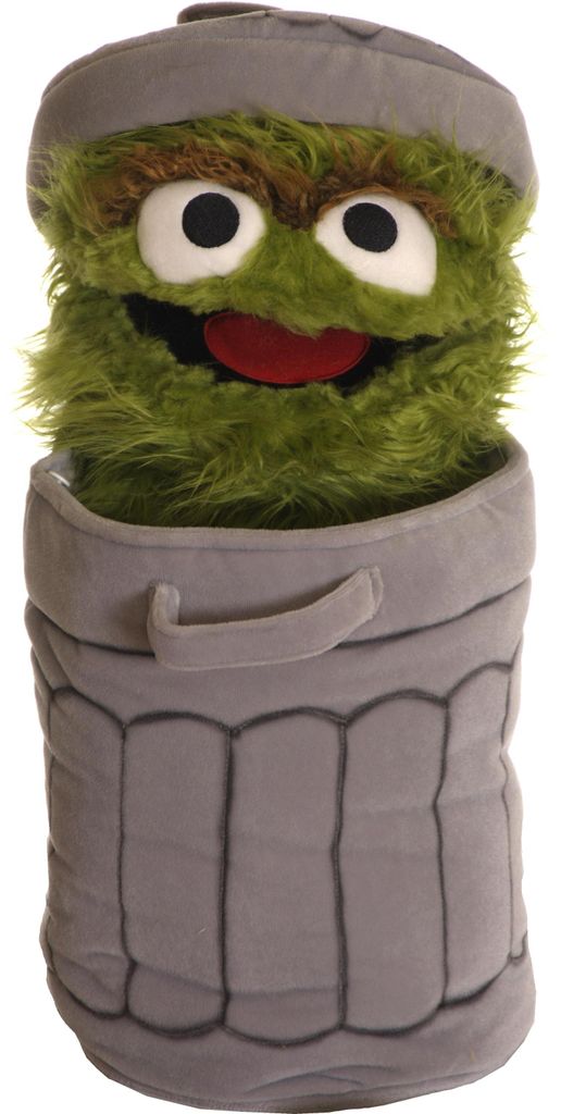 Living Puppets Handpuppe Oskar Sesamstrasse 65 cm SE104 Produktbild 