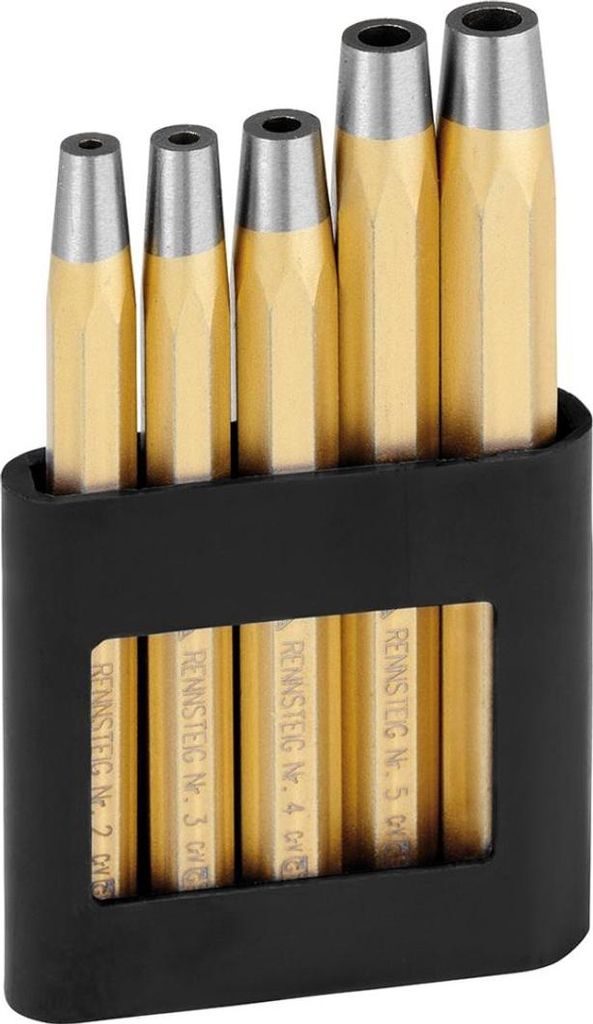 Rennsteig Nietzieher-Satz 5-teilig geschliffene polierte Oberfläche GröÃüen 2-6