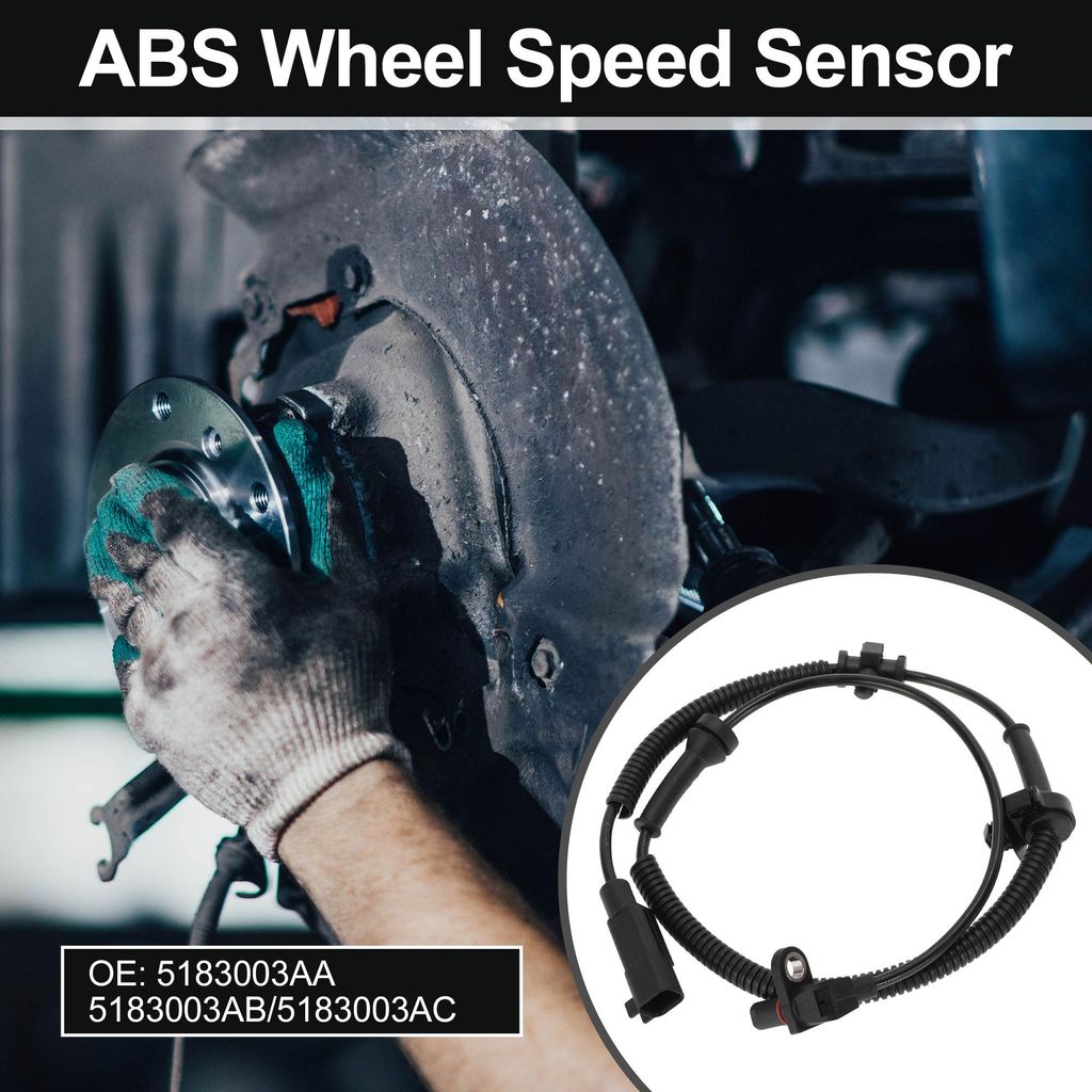 ABS Raddrehzahlsensor Nr. 5183003AA/5183003AB/5183003AC Vorne Links Vorne Rechts ABS Sensor Antiblockiersystem Sensor für Dodg für Ram 1500 Picku...