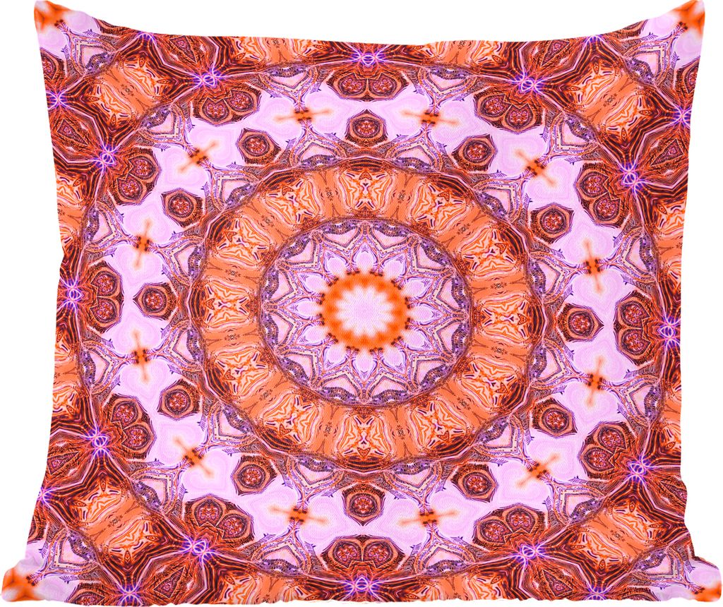 MuchoWow Zierkissen Sofakissen Wohnzimmer Dekokissen 50x50 cm Mandala-Kaleidoskop - Komfort - Sofakissen