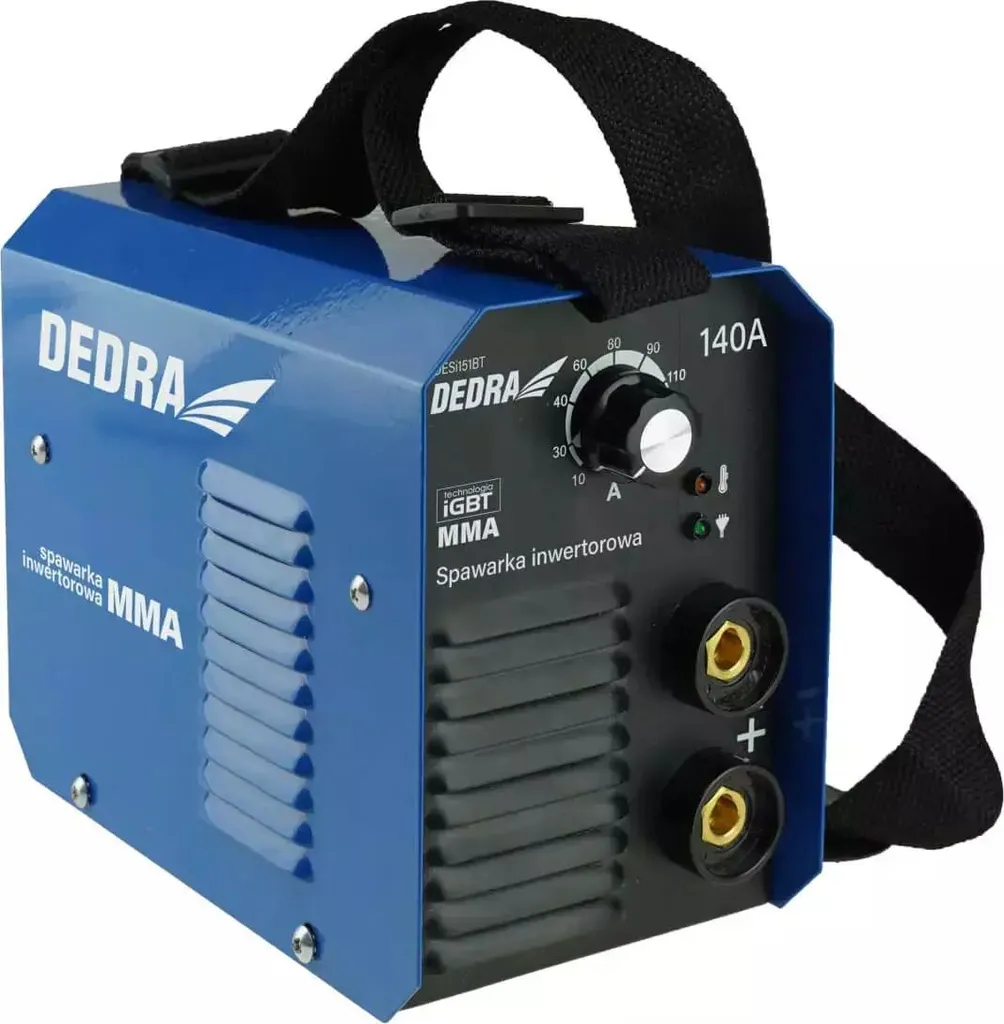Poste à souder portable 140A Dedra pour entretien extérieur et garage