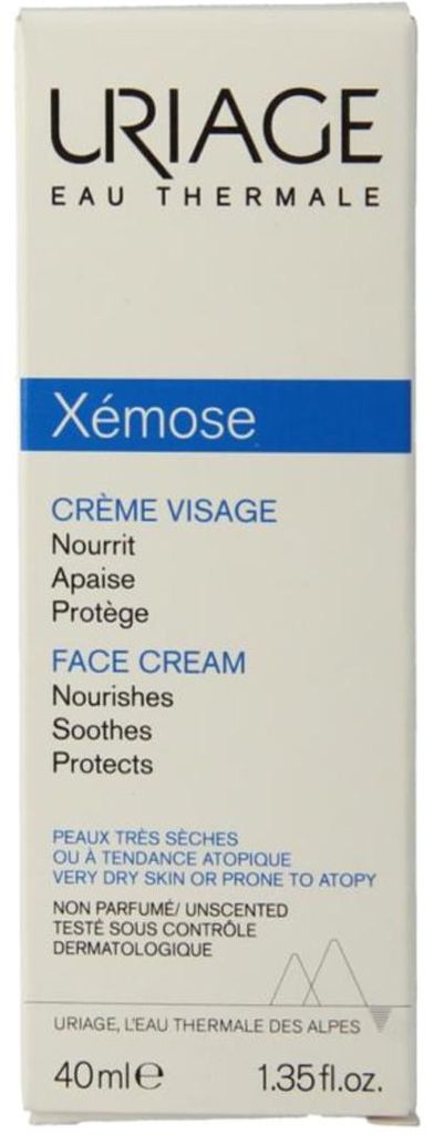 Uriage Xemose creme visage (40 ml) Productafbeelding 