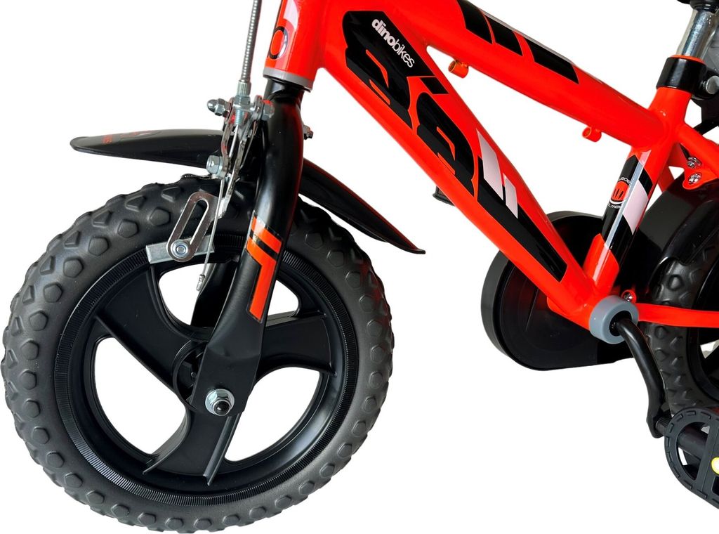 Dino 123GLN orange Kinderfahrrad 12" 2024 Produktbild 6
