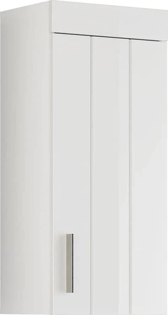 Armoire de toilette suspendue blanche Rootz Snow bois peu encombrante