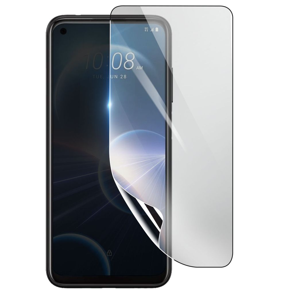 3mk, Stoß- und kratzfester Hydrogel Bildschirmschutz für Htc Desire 22 Pro, Transparent