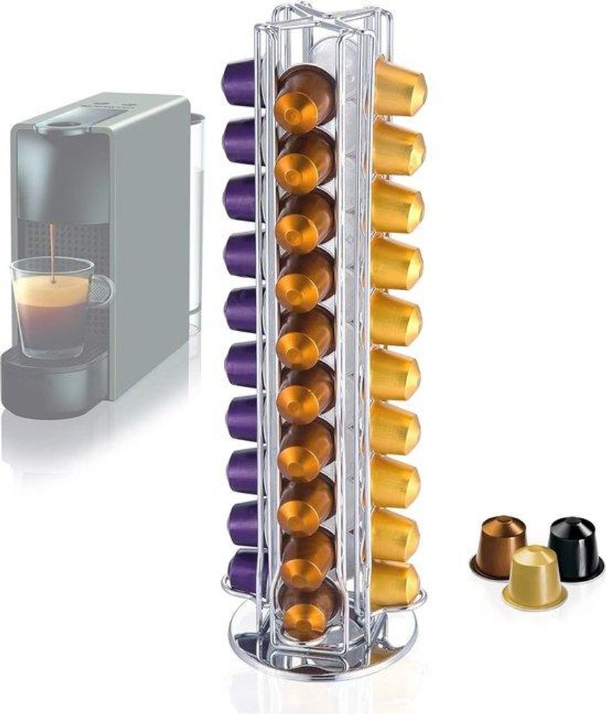 Kaffeebohnenhalter mit Padhalter und Capsulestandaard, Kaffeebohnen-Opbergrek für Küche und Büro
