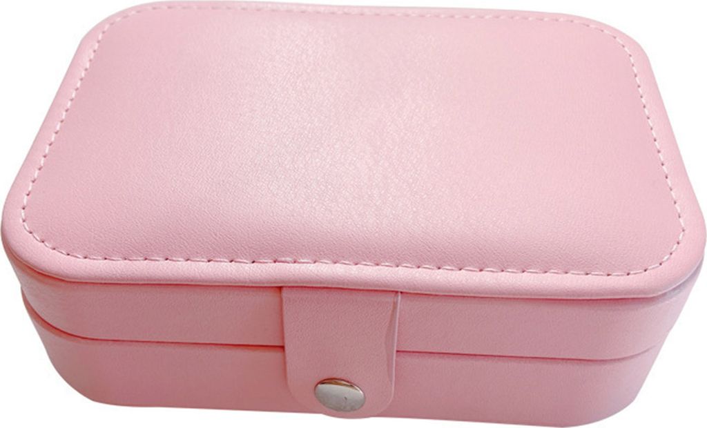 Schmuckaufbewahrungsbox, Ohrring-Halskettenhalter, großes Fassungsvermögen, mehrere Fächer, leichter tragbarer Schmuck-Organizer