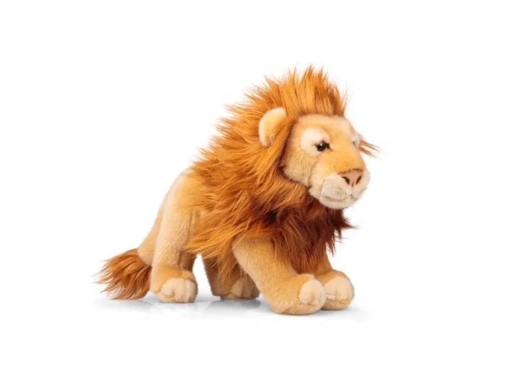 Lion en peluche anti-allergique doudou rassurant sans odeur