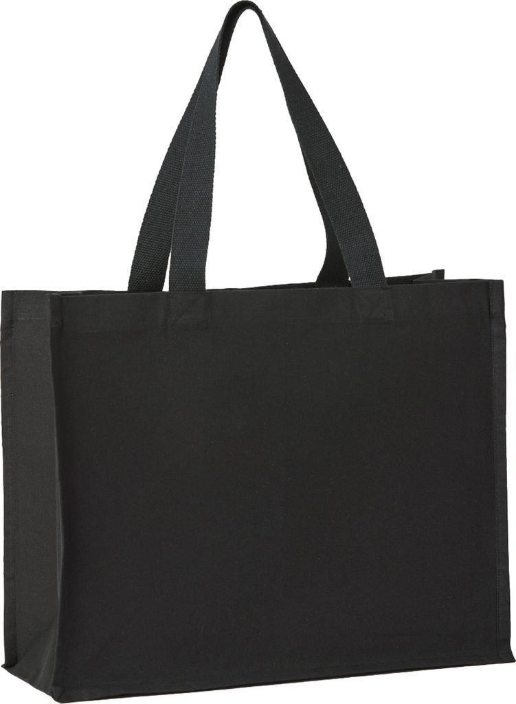 Nutshell - Einkaufstasche "Premium", Aufstehen, Canvas RW10402 (26 cm x 14 cm x 22 cm) (Schwarz)