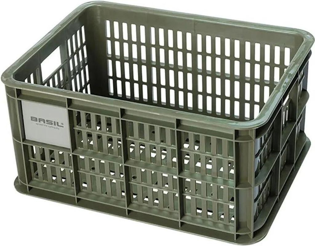 Basil fahrradkiste recycelt S 17,5 Liter grün - 21112 Produktbild 