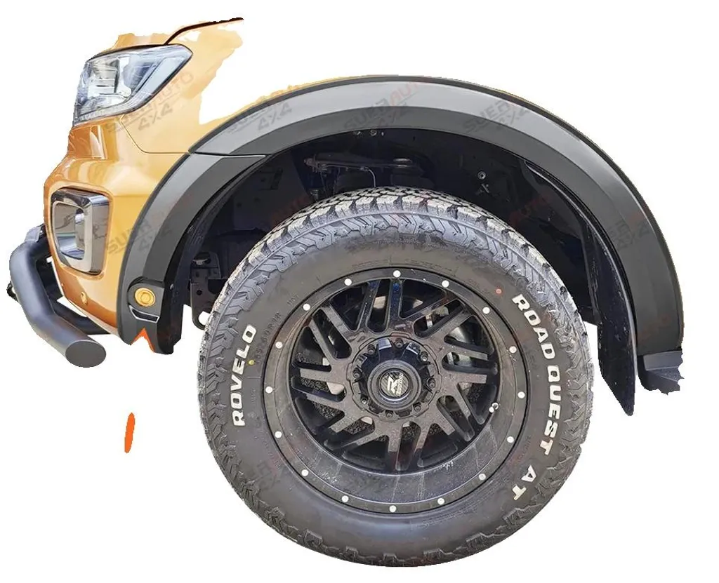 Élargisseurs d'ailes pour Ford Ranger T8 : Kit complet prêt à peindre