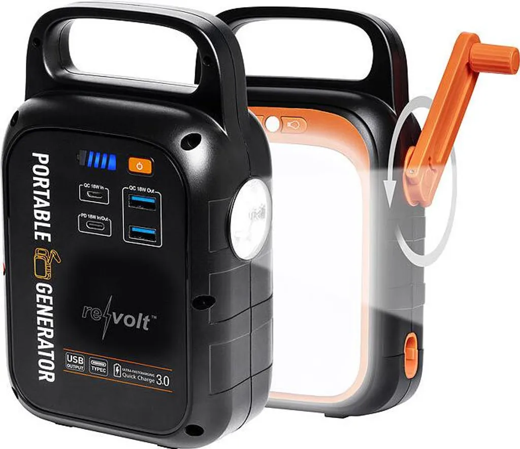 Batterie de secours PB-100.k 22500 mAh : fini les pannes avec la dynamo
