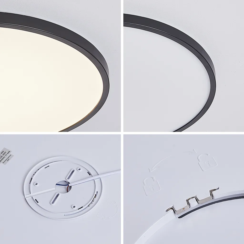 Plafonnier LED XM40-Black avec télécommande et intensité variable - 10