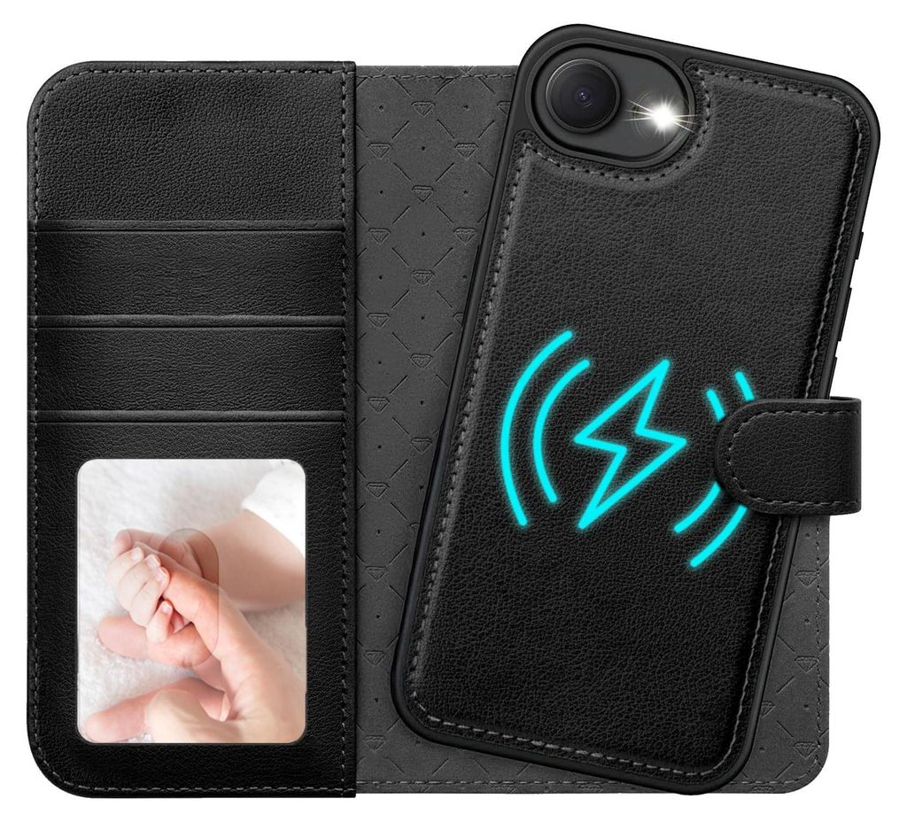 2in1 Magnet Wallet Handyhülle für iPhone 17e / iPhone 16e Produktbild 