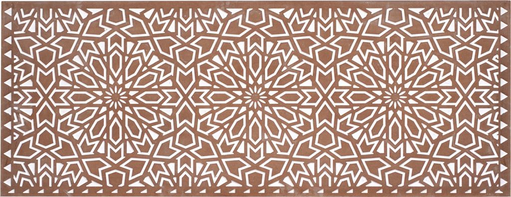 Marrakesch Großes Wandbild aus Holz Lune 152 cm breit | Orientalische Wanddeko im orientalischen Design, ideal als Boho Deko für Wohnzimmer, Schl...