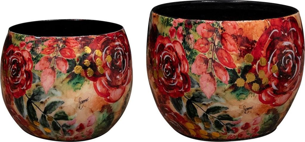 TS Collection - Blumentopf Rose rouge - Mini set da 2 Immagine del prodotto 