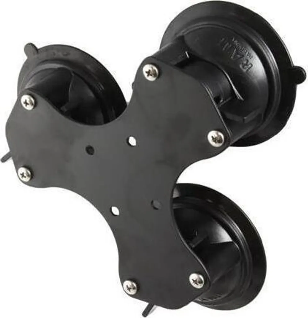 Adaptateur base triple ventouse RAM Mounts pour pare-brise et vitre