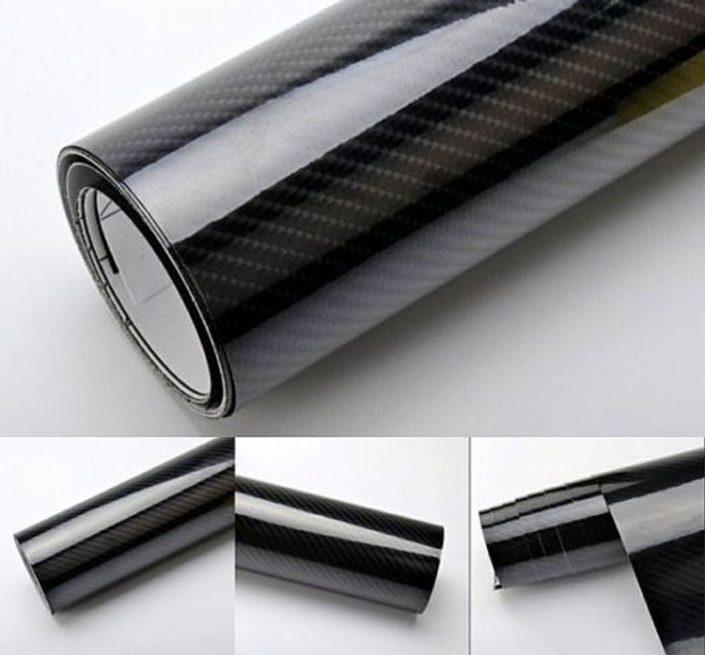 21,00€/ m² 4D Carbon Folie Auto carbonfolie schwarz autofolie selbstklebend 