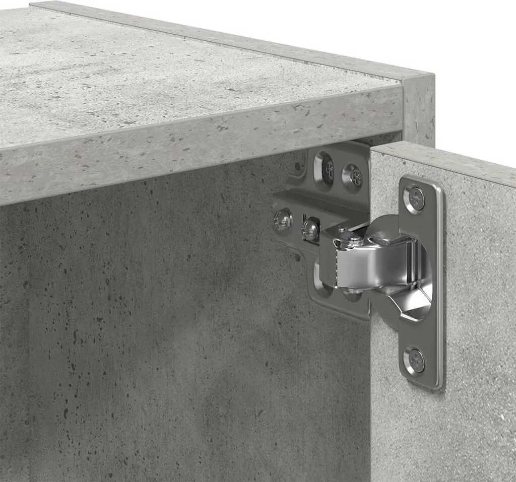 Libreria Moderna SYFAX Grigio Cemento - Eleganza e Ordine in 40 cm - 8