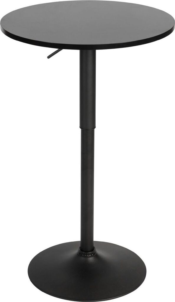 Stehtisch Lamoni rund schwarz/schwarz