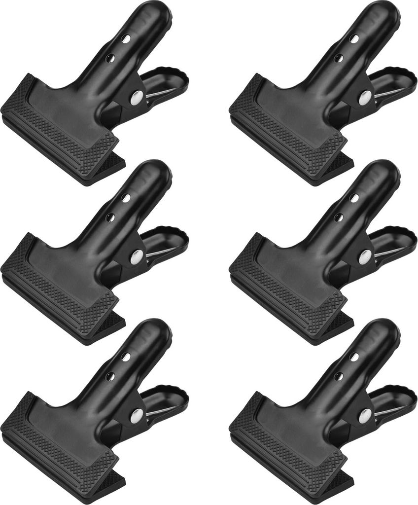 Hochleistungs-Federmetallclip für Fotografie-Hintergrundklemmen, Hintergrundstützhalter mit Gummi-Schutzpolster, Fotostudio-Zubehör, Packung mit...