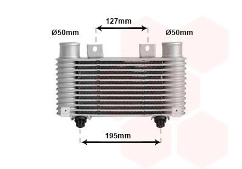 Intercooler de remplacement pour réparation turbo de FORD RANGER
