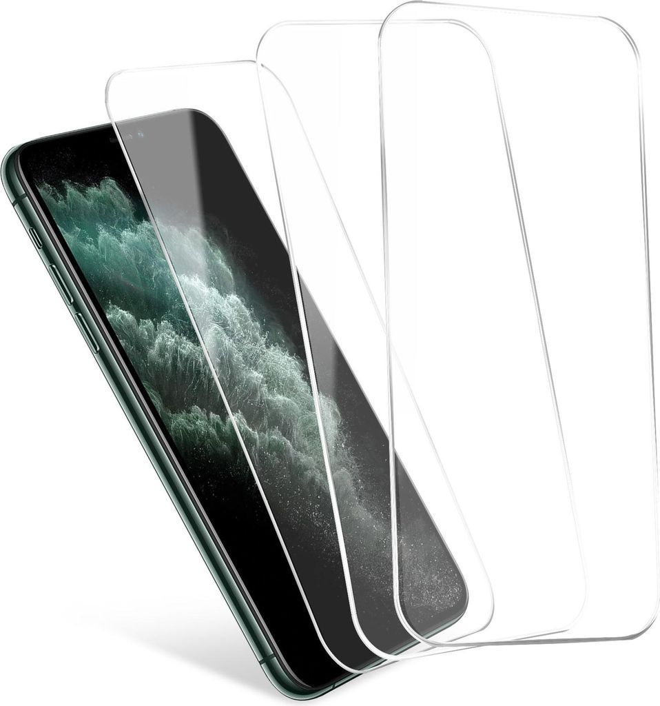 CELLONIC 3x Schutzfolie Handy kompatibel mit iPhone X, XS & iPhone 11 Pro - 6,1 Zoll Smartphone Displayschutz 2.5D aus Tempered Glass Ultra Thin 9H...