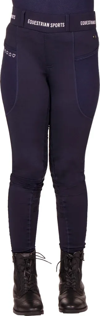Legging équitation enfant Jady QHP Navy 164 : fini les pantalons rigides