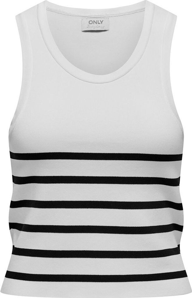 Only Lill Sl ärmelloses T-shirt Weiß S Frau Weiß S