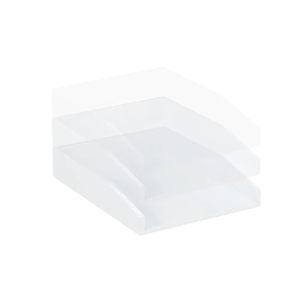 Relaxdays 10023236_0 Organizer Documenti Bianco A4 - Design Moderno Mesh - 6