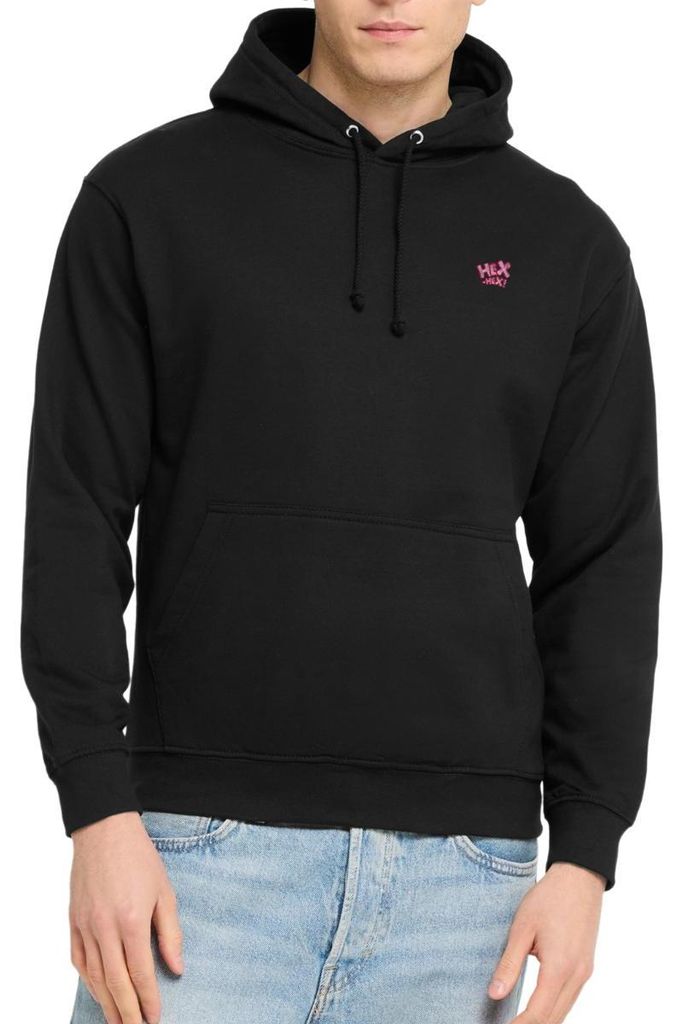 Spreadshirt Bibi Blocksberg Hex Hex Pink Stick Uni Hoodie, L, Schwarz