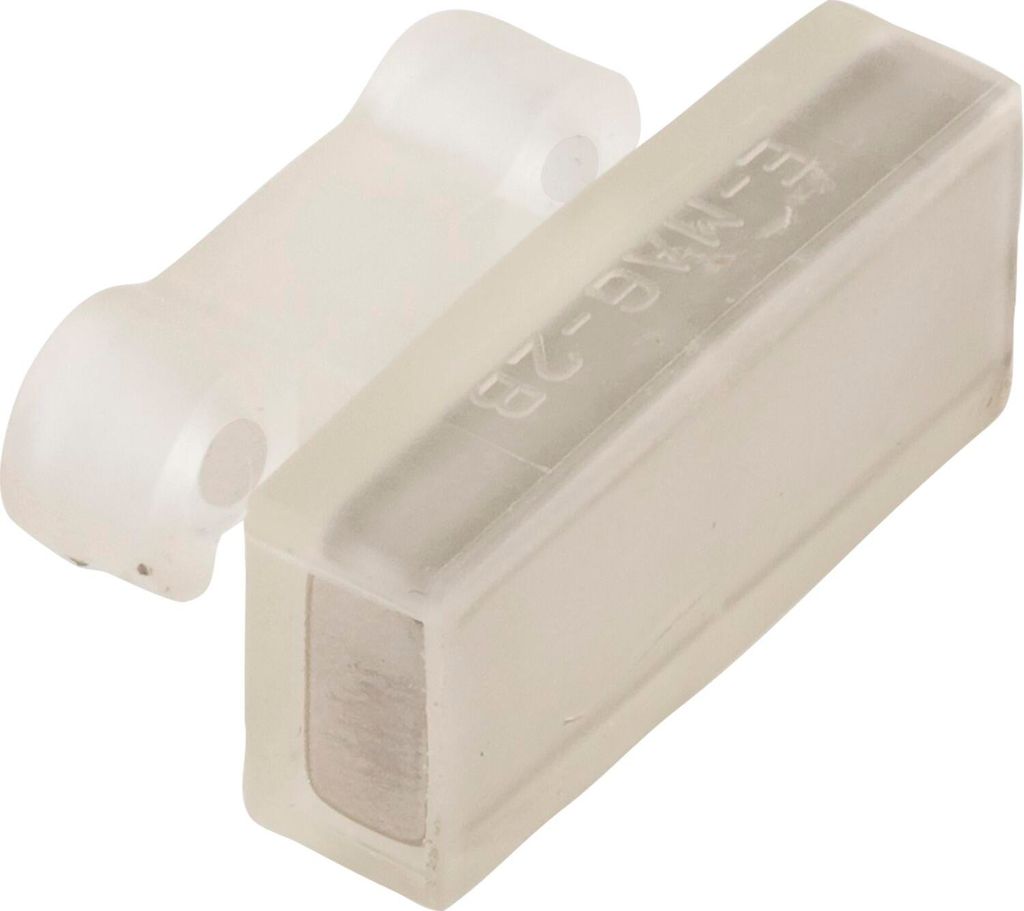 Gecko E-MAG-2B Haftmagnet, Kabelhalterung, Tischbefestigung, Magnetfixierung, TPE, transparent, 30x19x14mm