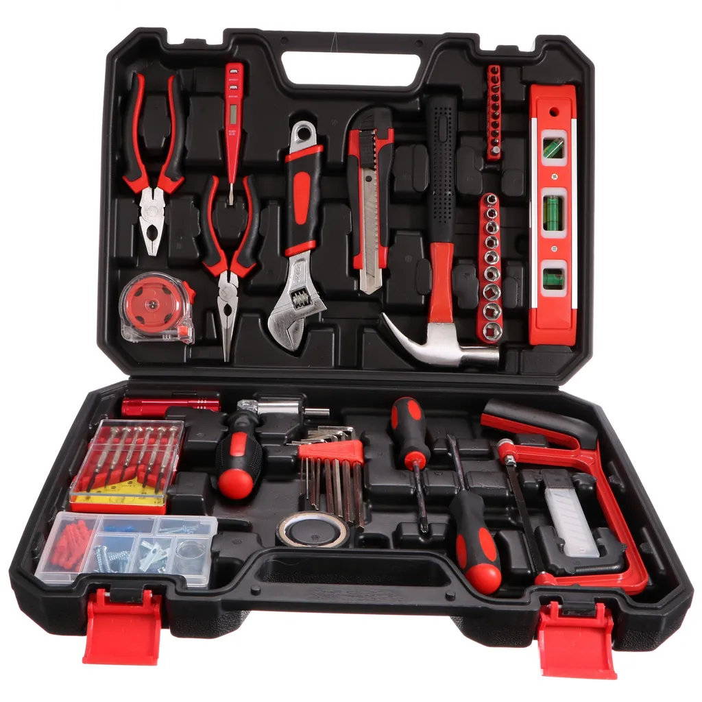 Set Utensili SIXTOL HOME 110: Valigetta Attrezzi Completa per Fai da Te