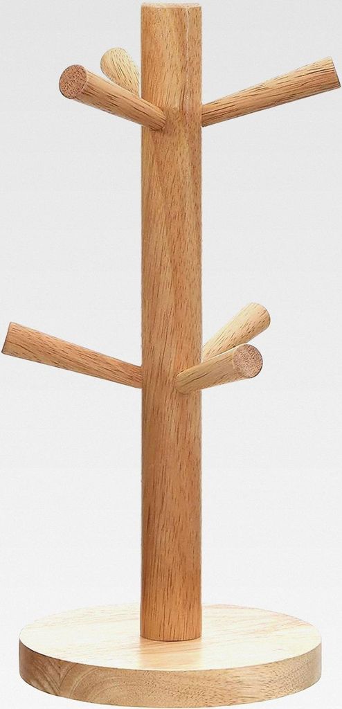Tassenhalter,Hölzerner Brezelständer Becherhalter Holz Baumbecherhalter Brezelhalter Tassenbaum für Küchentheke Tabletop Kaffeetassenregal