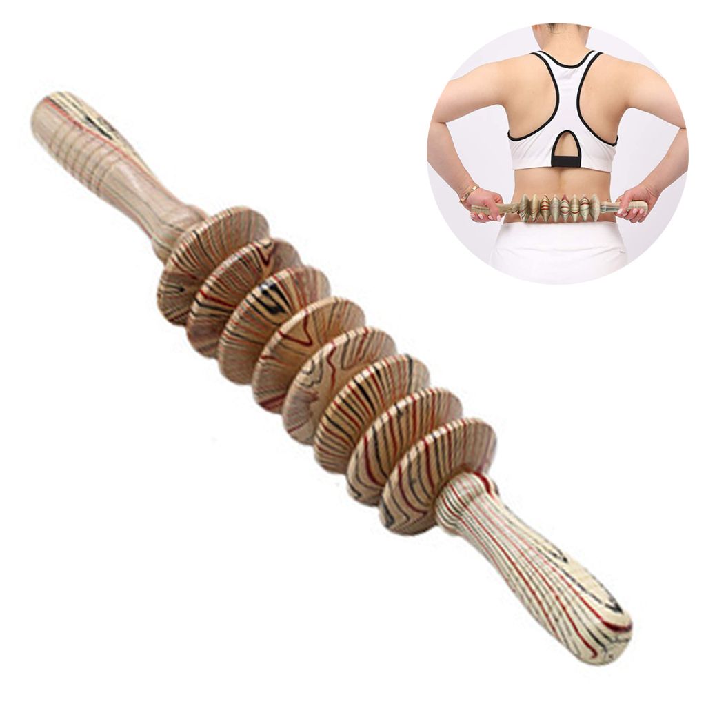 Körpermassage Massagegerät Seil-Roller für Schulter Rücken Taille Beine 