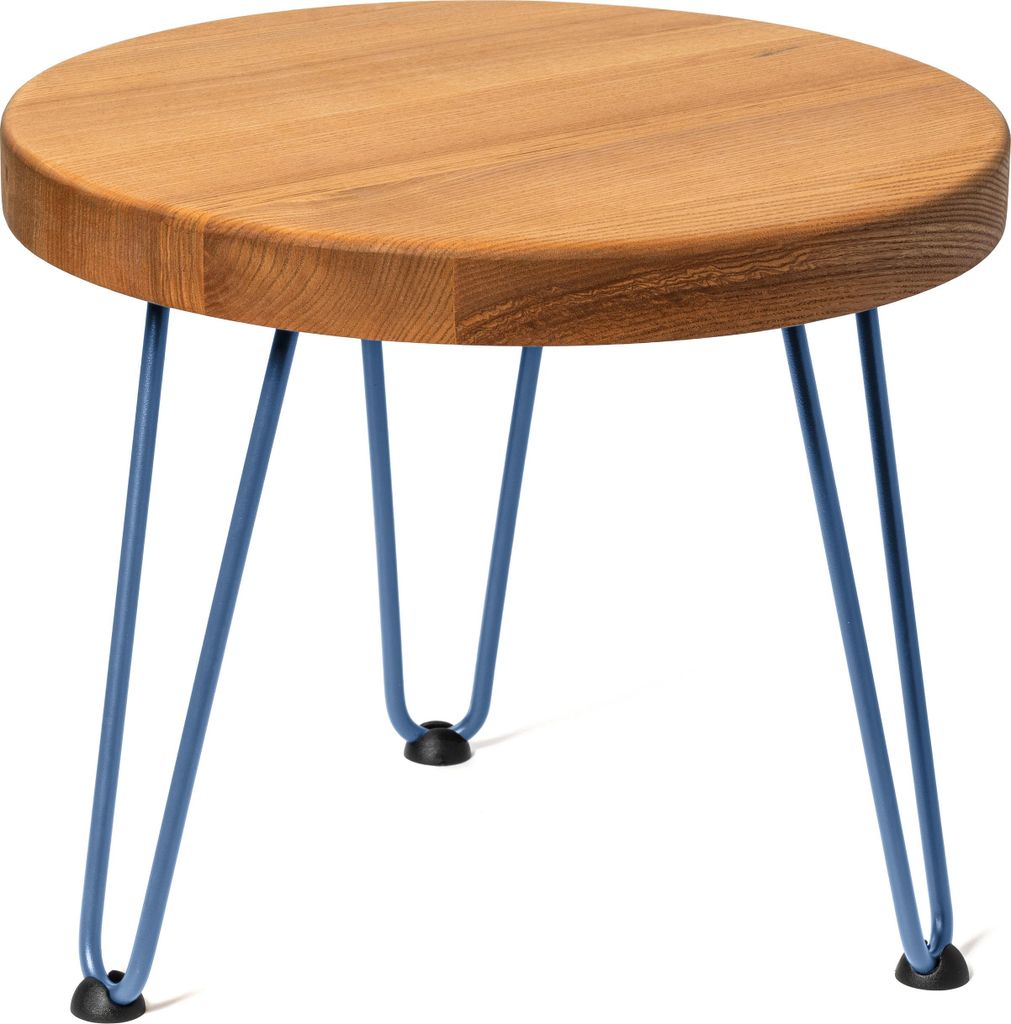 LAMO Manufaktur Couchtisch rund aus Holz 40 cm | Beistelltisch couch | Nachttisch Holz, Wohnzimmertisch klein, Kaffeetisch | Stärke: 40 mm, Farbe:...