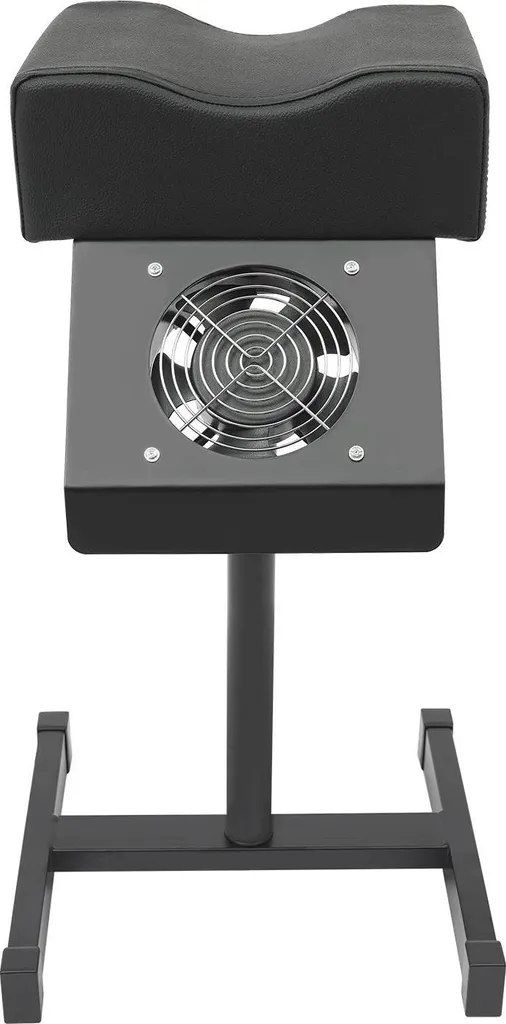Tabouret de pédicure pour salon d'esthétique et cabinet de soin noir