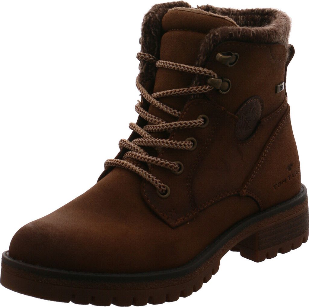 Tom Tailor Damen Schnürboot schwarz