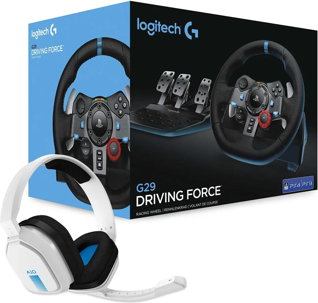 Pack Simulation Auto Logitech G29 et Casque A10 pour PS5, PS4 et PC VR - 14