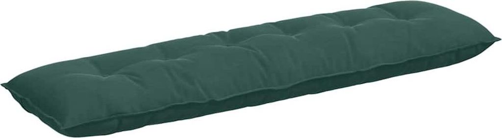 vidaXL Rücken Kissen Dunkelgrün 180 x 50 cm Cordstoff Produktbild 