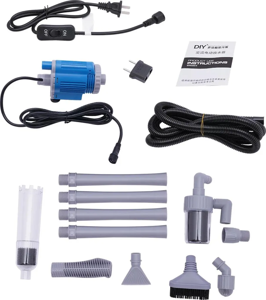 Changeur d'eau automatique pour aquarium et nettoyage du sable de fond