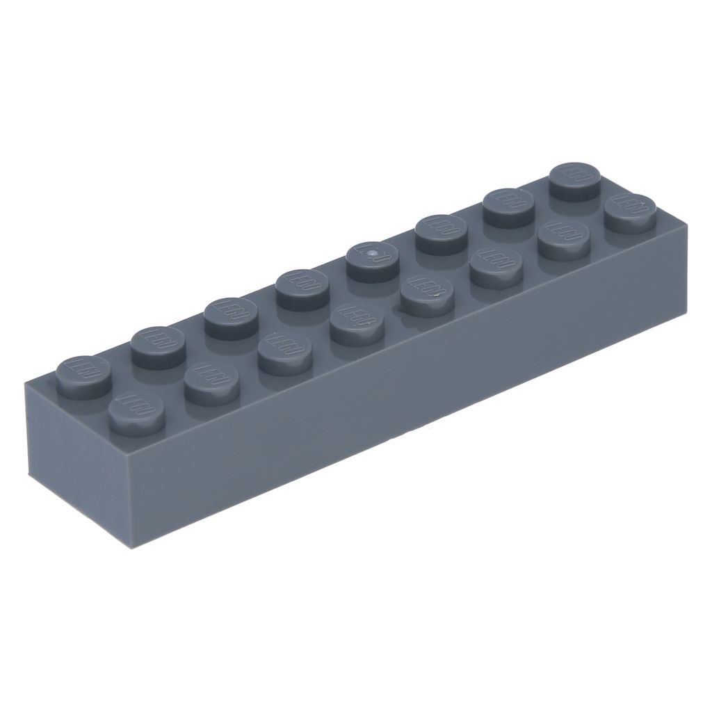 Lego 2x8 Stein 3007 - 100 Stück Dunkles bläuliches Grau