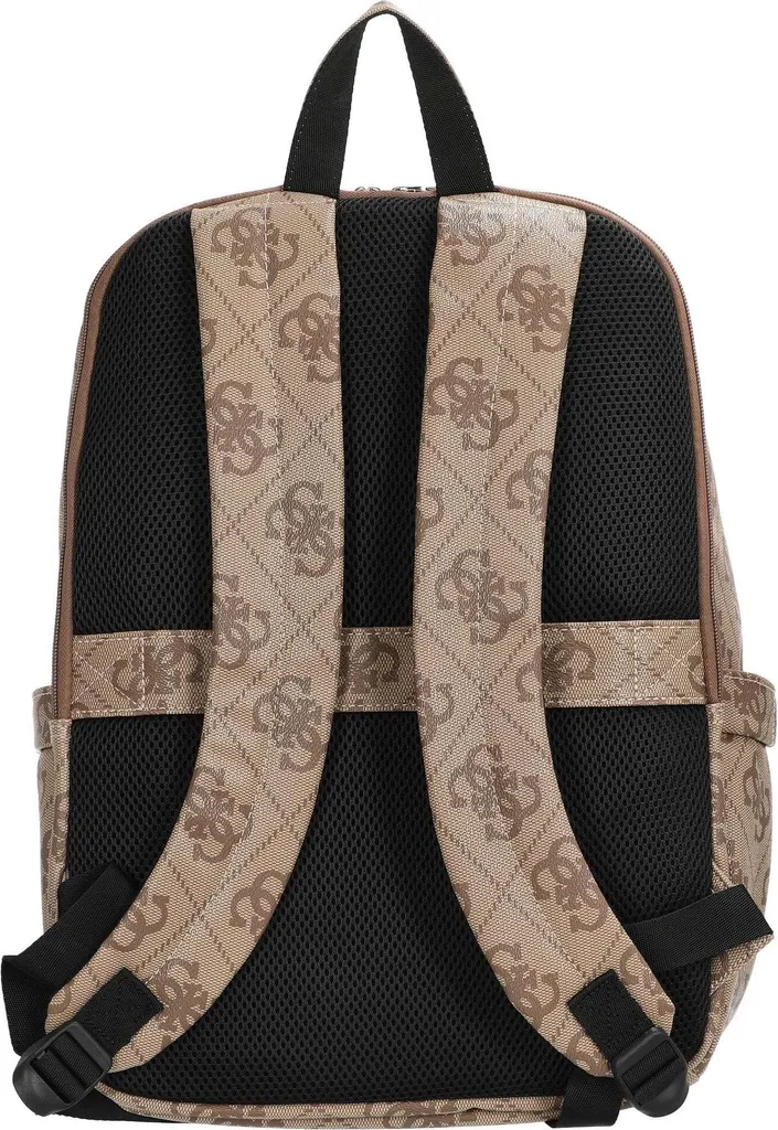 Sac à dos polyvalent Berta U-Zip - Grand compartiment et logo charbon - 4