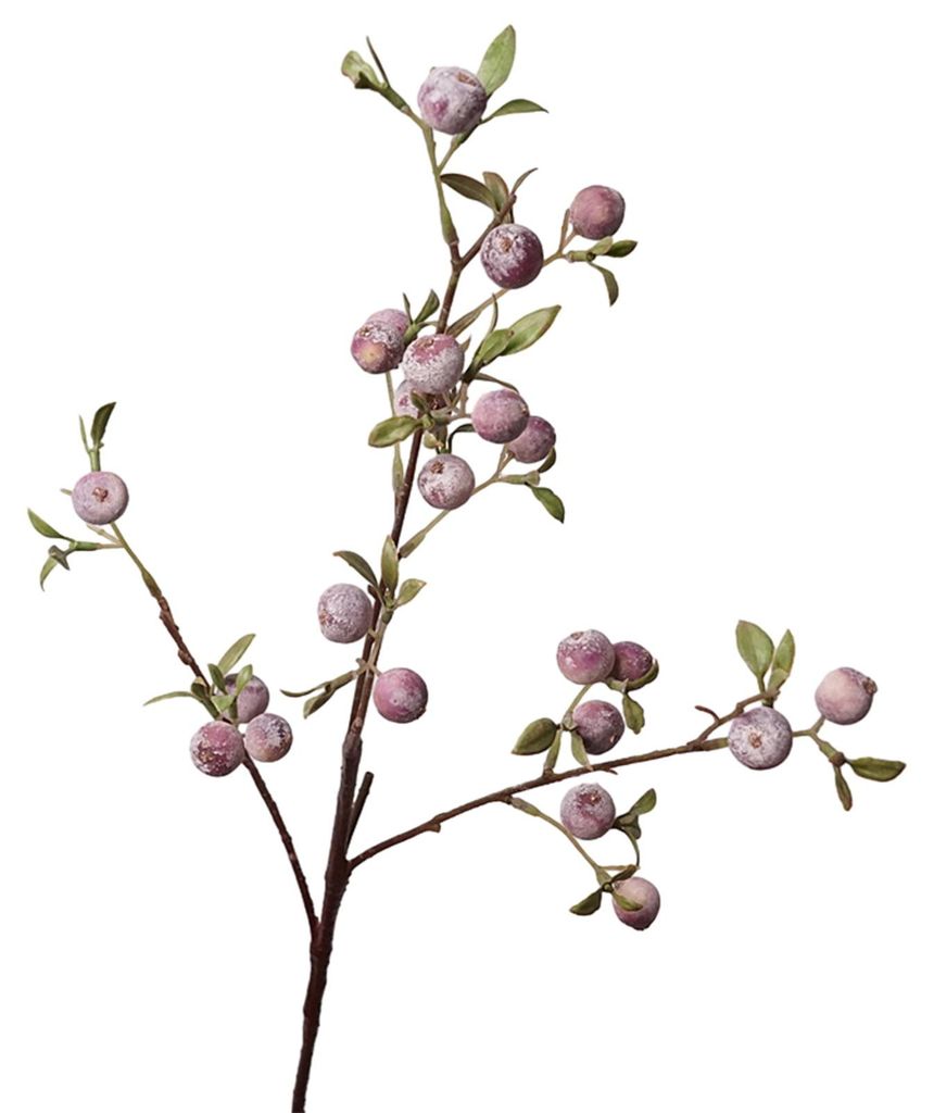 Künstliche Beerenstiele, realistische rote/blaue/violette Beerenzweige, künstliche Früchte zum Selbermachen von Blumenarrangements, Hochzeitsdek...