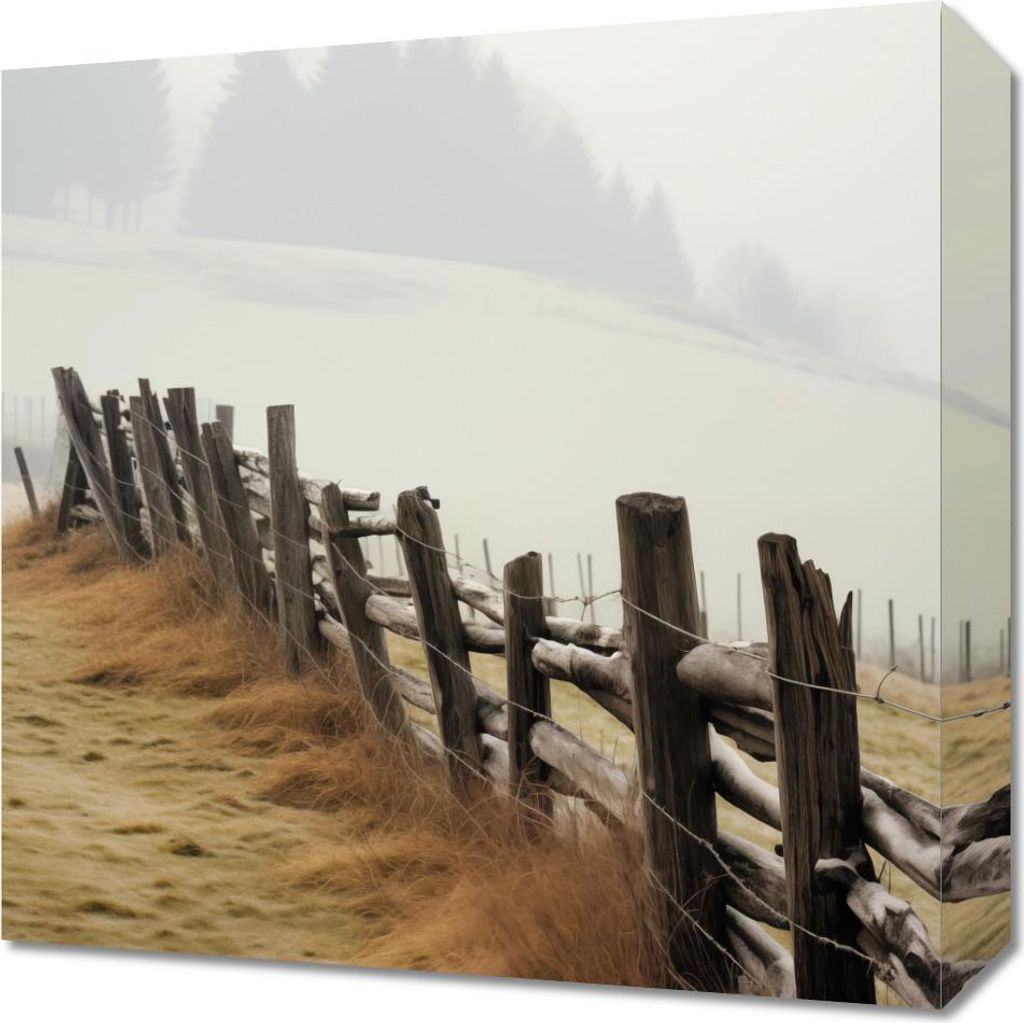 Bild 40x40cm Umhüllt von Nebel