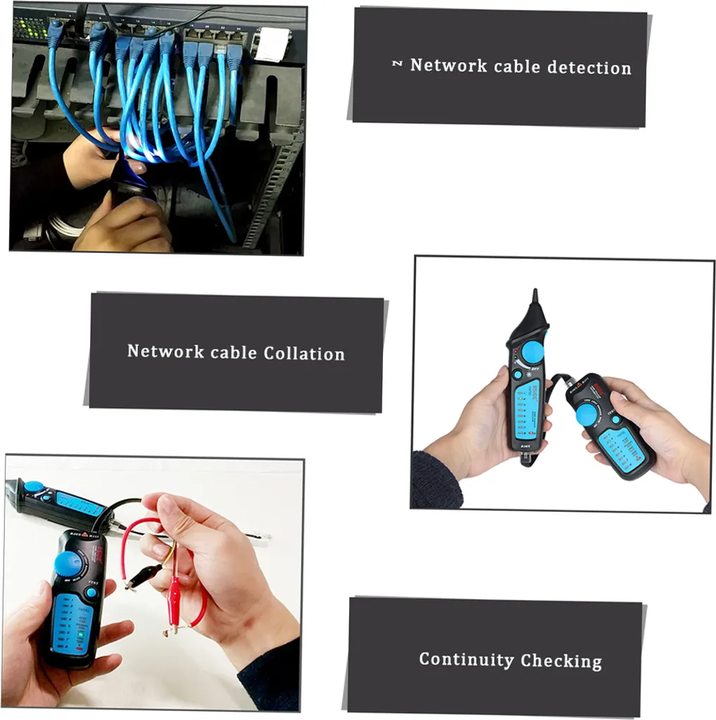 Détecteur de Câble Réseau LCD pour Installation et Dépannage RJ45 RJ11 - 3