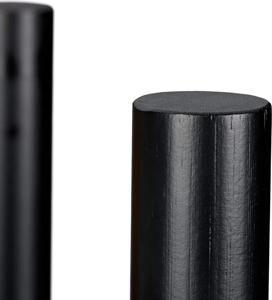 Support plantes bambou réglable 355 cm noir design gain de place - 4