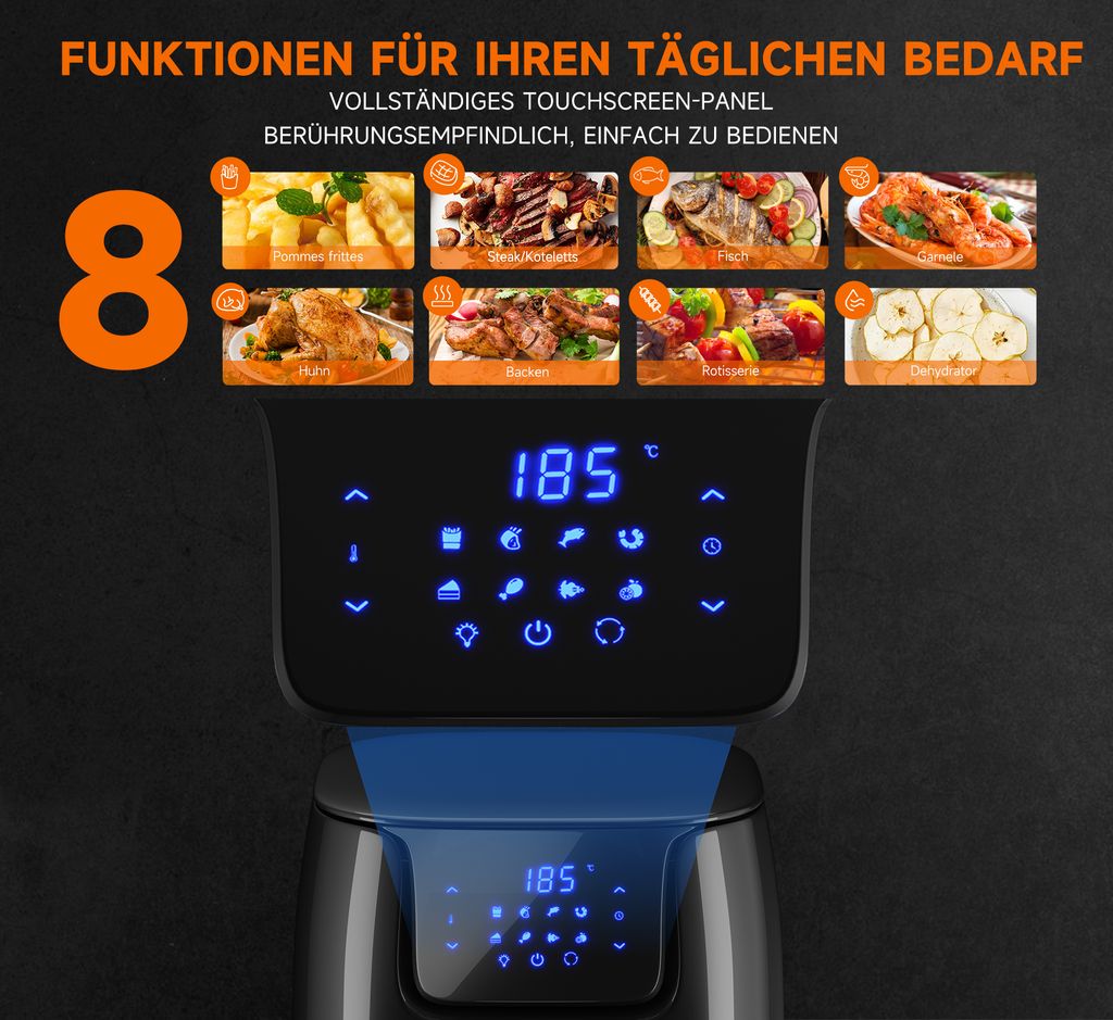 Scheffler Heissluftfritteuse 12 Liter Produktbild 4